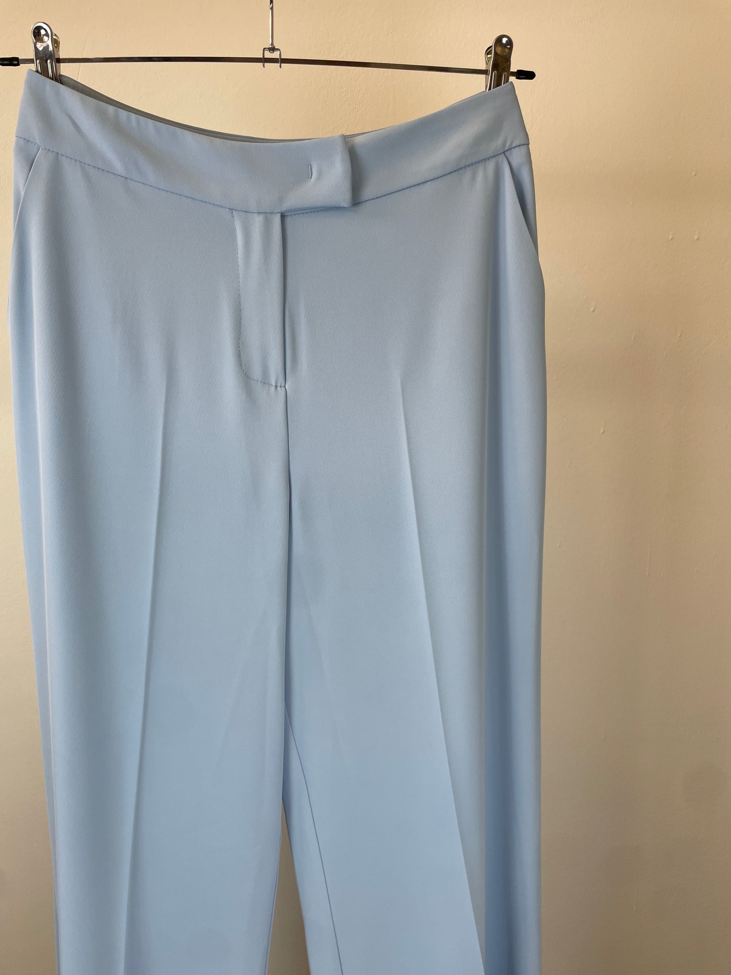 PANTALONE PALAZZO IN TESSUTO FLUIDO