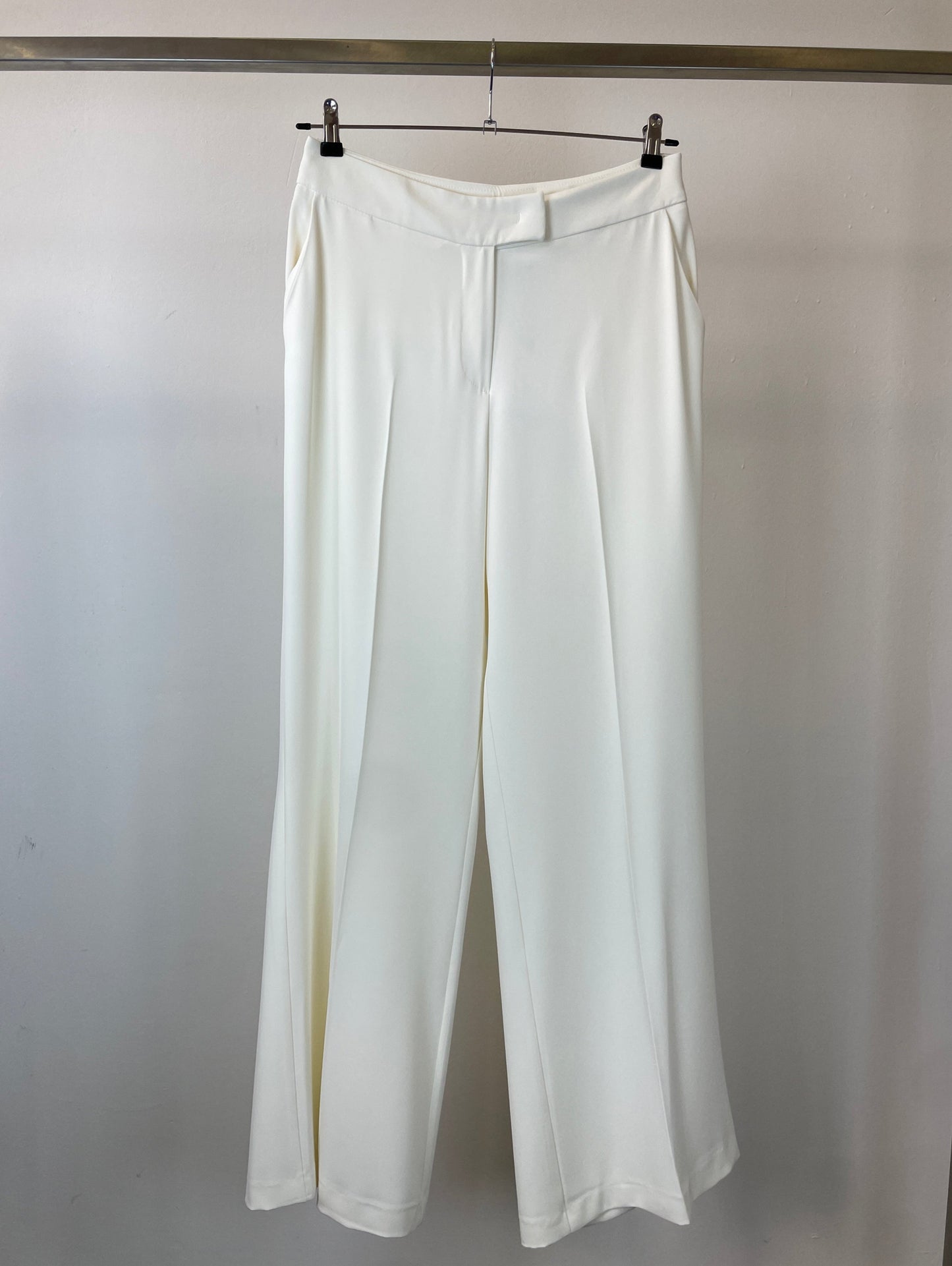 PANTALONE PALAZZO IN TESSUTO FLUIDO