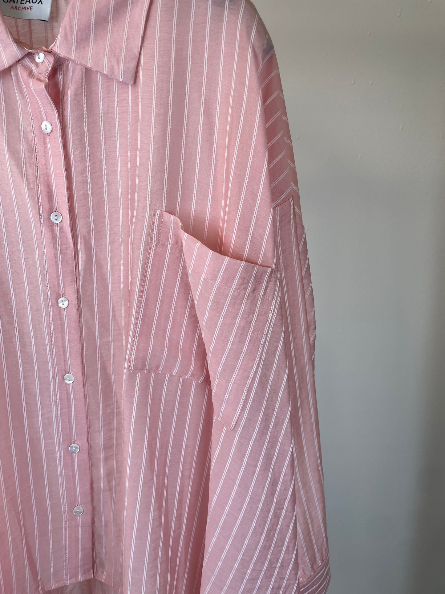 CAMICIA A RIGHE LEGGERA