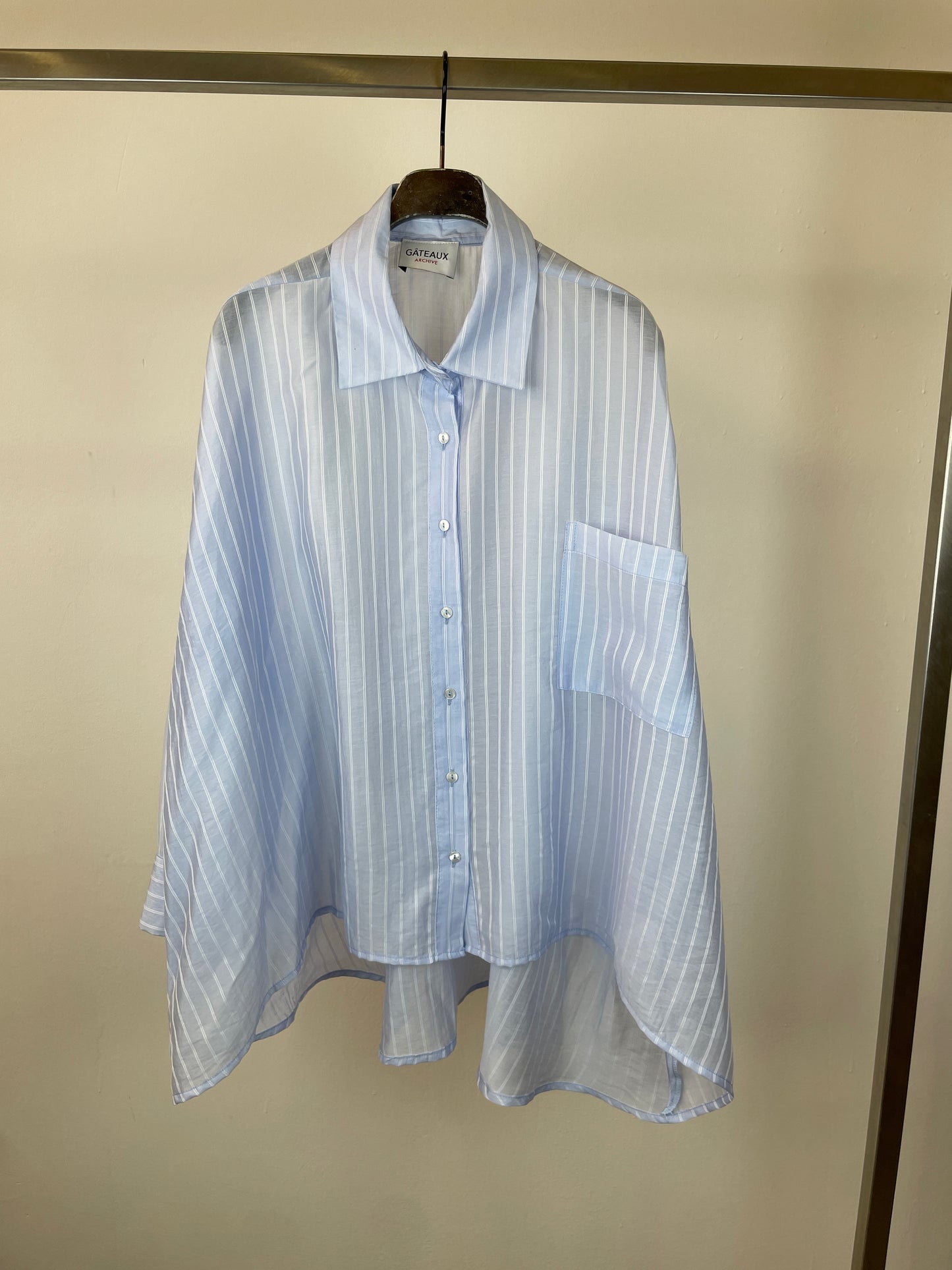 CAMICIA A RIGHE LEGGERA