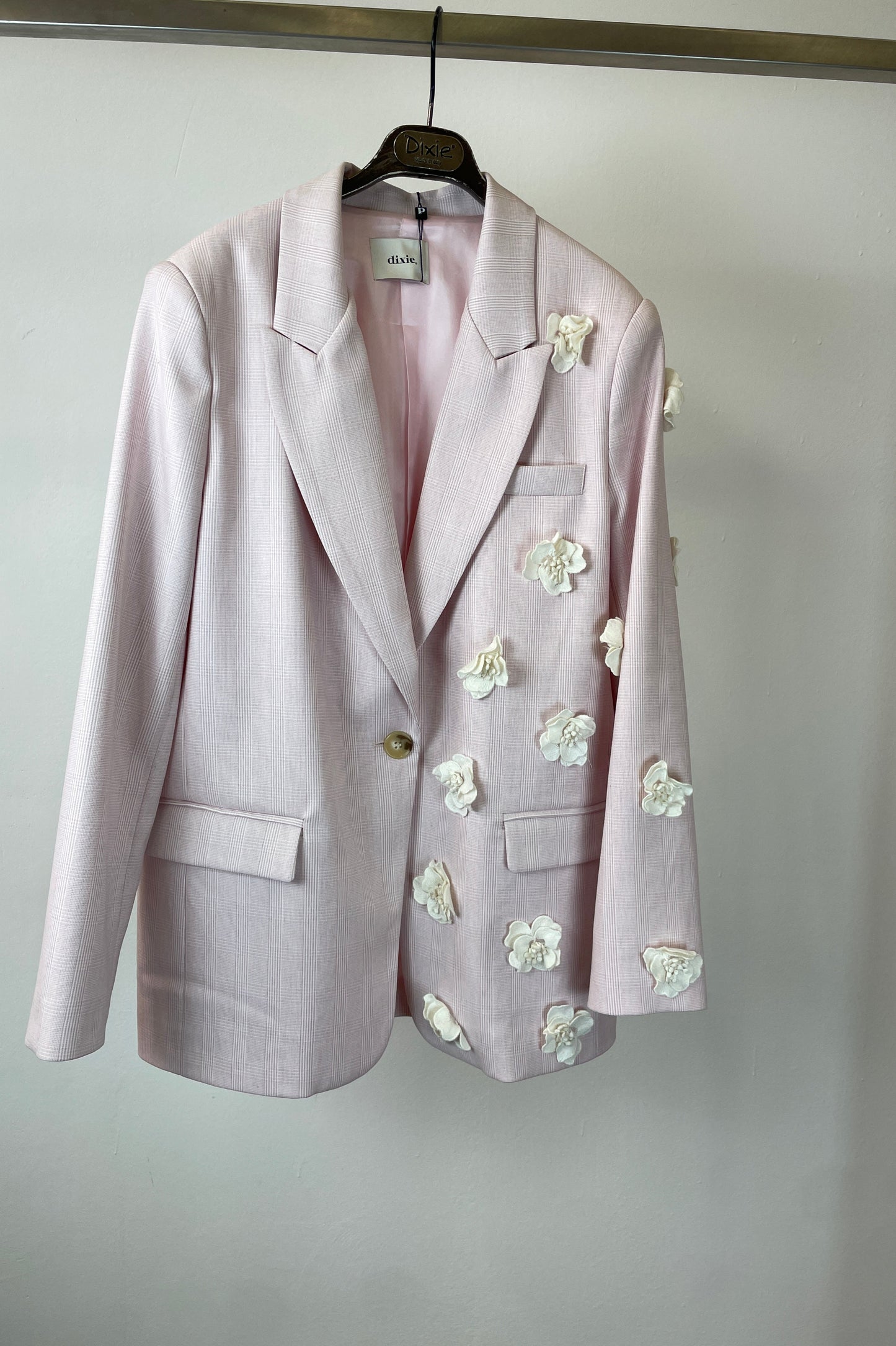 BLAZER CON FIORI APPLICATI