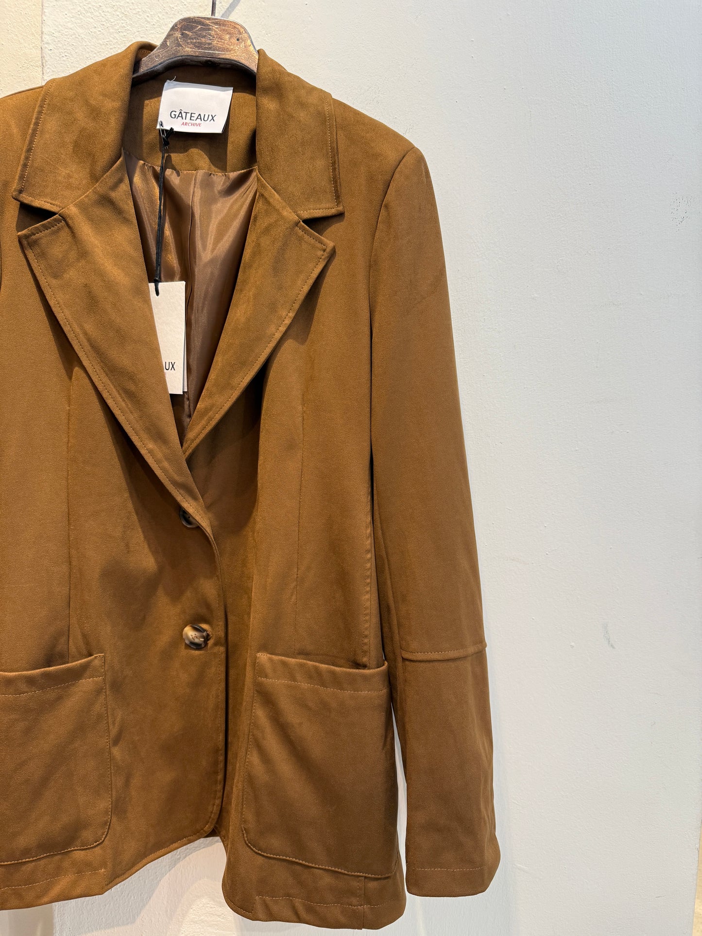 BLAZER EFFETTO SCAMOSCIATO