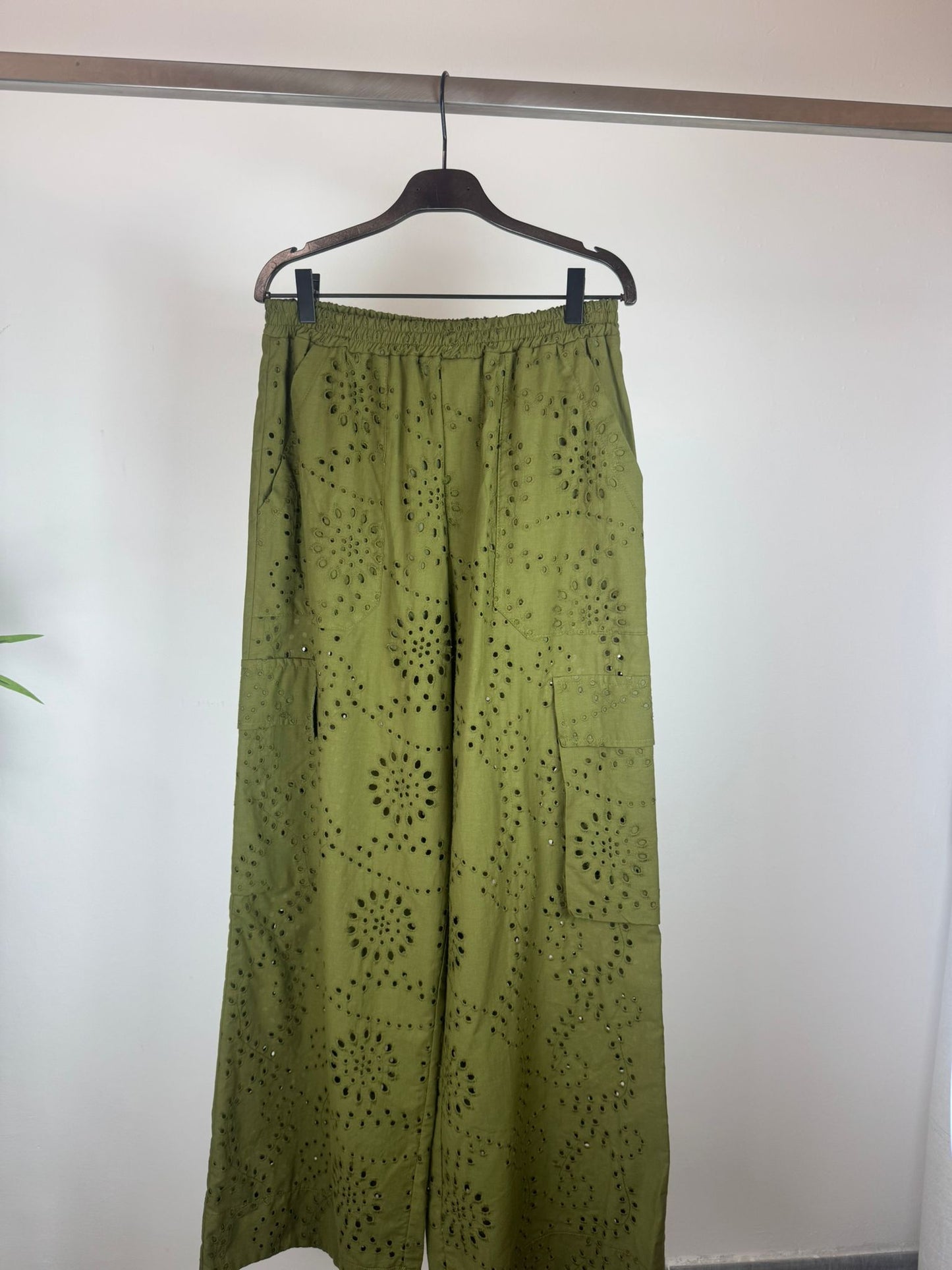 PANTALONE CARGO IN SANGALLO