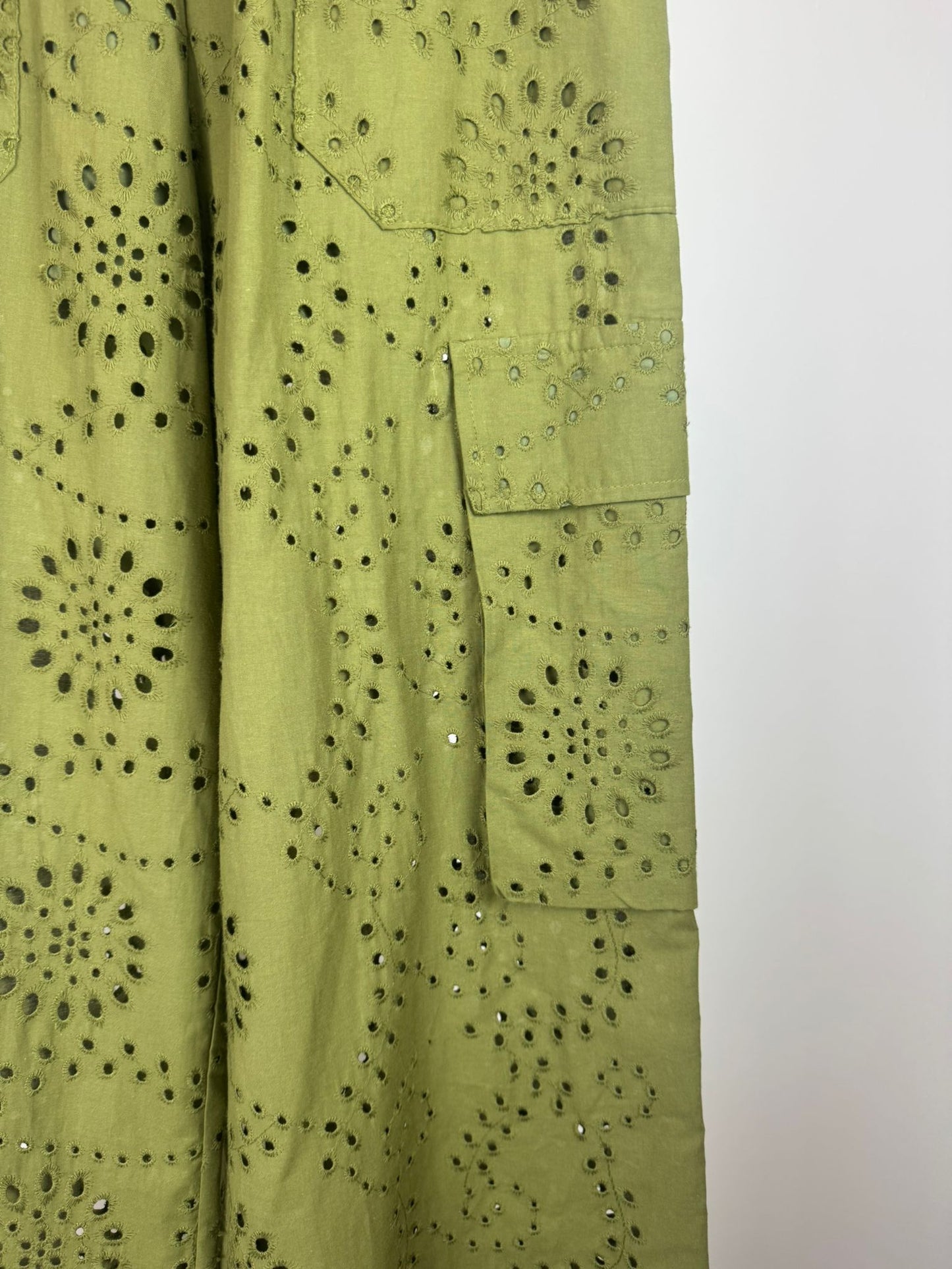 PANTALONE CARGO IN SANGALLO