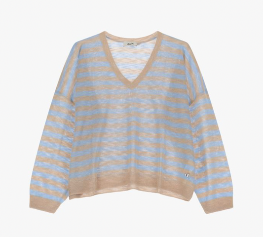 MAGLIA A RIGHE MANICHE LUNGHE