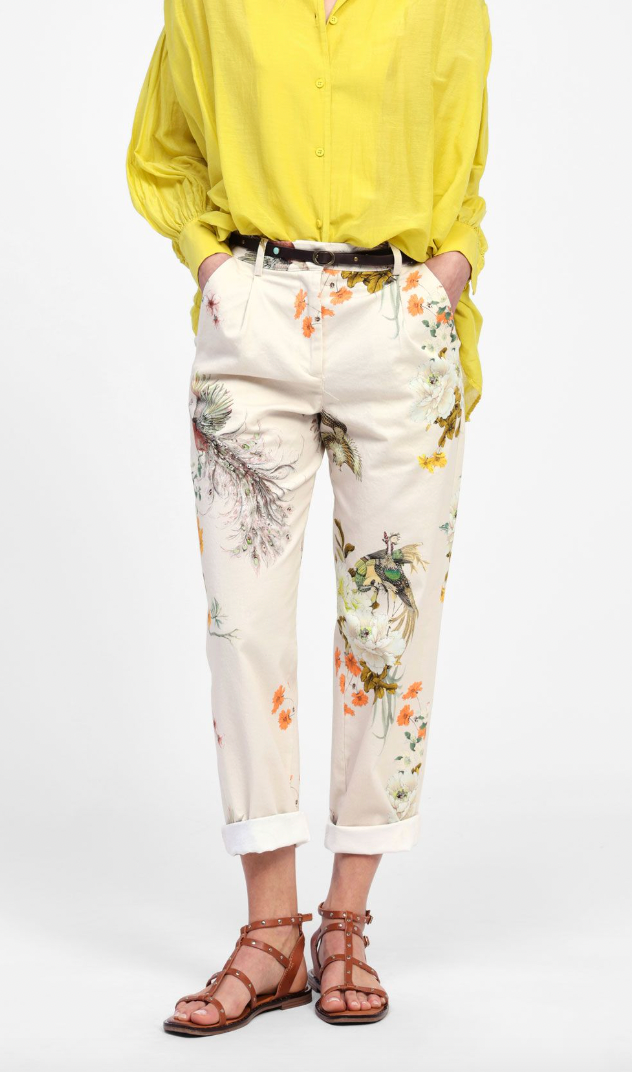 PANTALONE STAMPA FLORELE