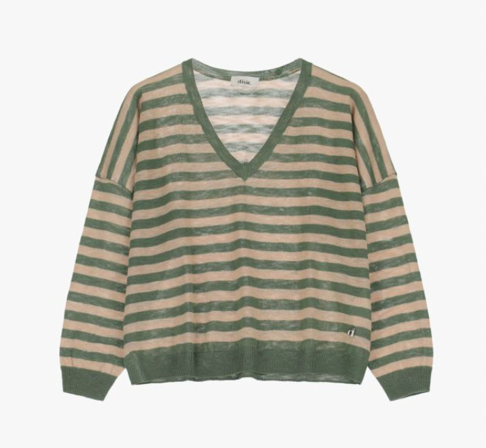 MAGLIA A RIGHE MANICHE LUNGHE